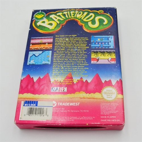 Battletoads - NES-ESP - Complete in Box (B Grade) (Genbrug)